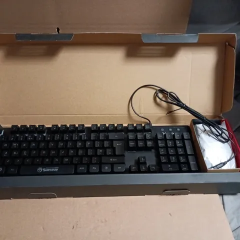 MARVO SCORPION KM409 RGB GAMING KEYBOARD – BOXED