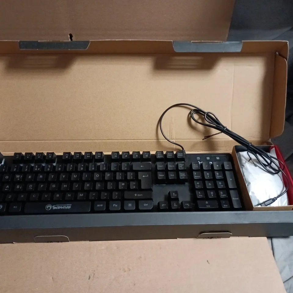 MARVO SCORPION KM409 RGB GAMING KEYBOARD – BOXED