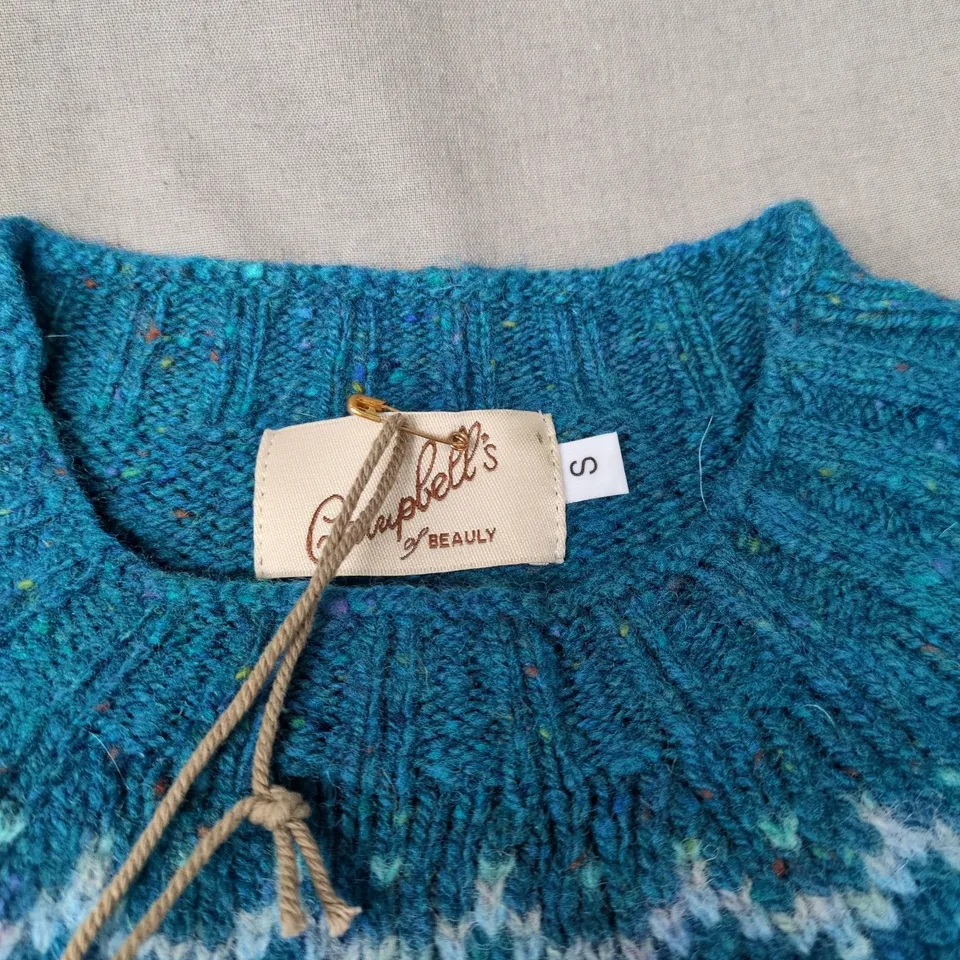 CAMPBELLS OF BEAULY SMALL KNITTED JUMPER WITH TAGS
