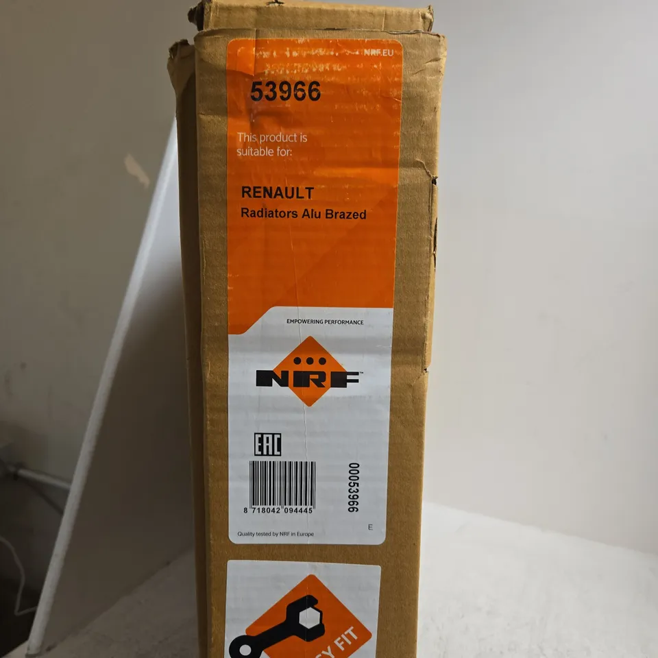 NRF RADIATOR FOR RENAULT – ALUMINIUM BRAZED, EASY FIT