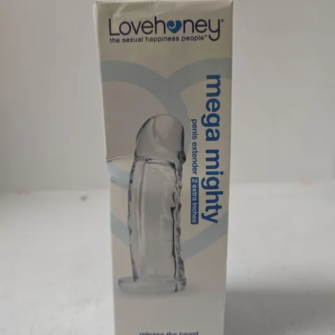 SEALED LOVEHONEY MEGA MIGHTY PENIS EXTENDER – 2 EXTRA INCHES