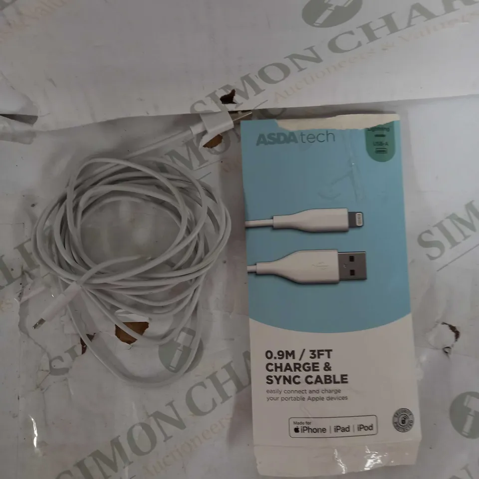 ASDA TECH 0.9M CHARGE AND SYNC CABLE