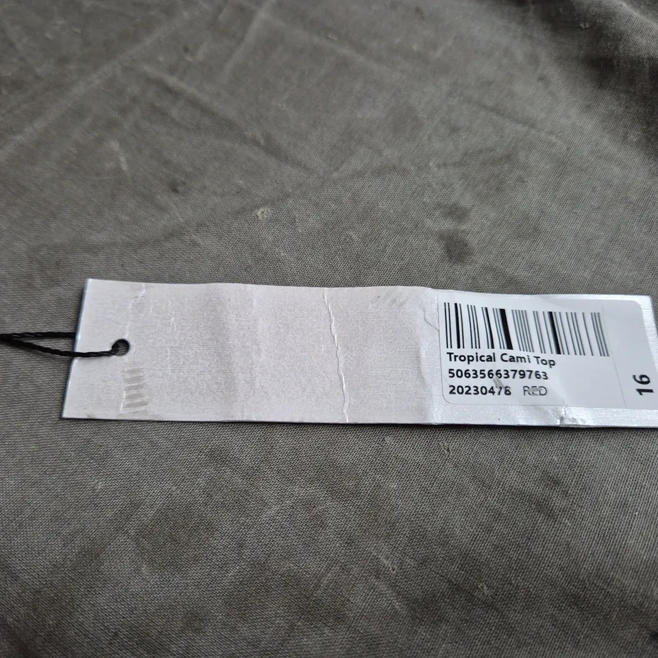 ROMAN WOMEN'S TROPICAL CAMI TOP – PINK/RED FLORAL, UK 16 