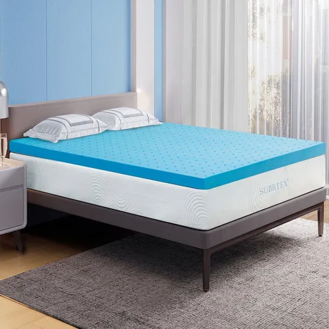 BOXED ORADELL 7.5cm MEMORY FOAM MATTRESS TOPPER // SIZE UNSPECIFIED 