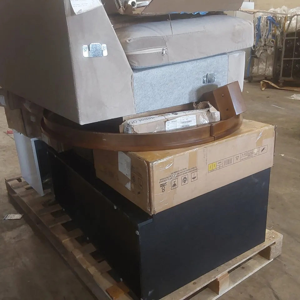 PALLET CONTAINING A VERY LARGE QUANTITY OF ASSORTED FURNITURE PARTS
