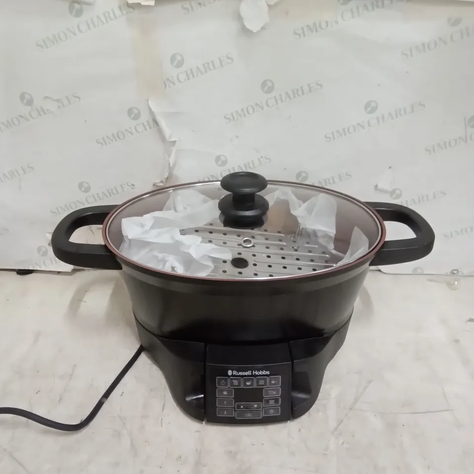 BOXED RUSSELL HOBS GOOD TO GO MULTI-COOKER