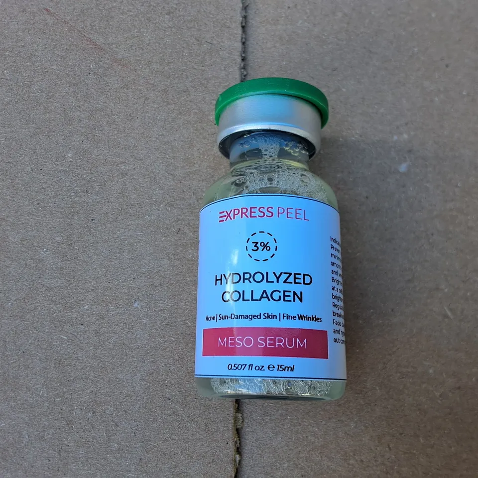 LOT OF 7 15ML EXPRESS PEEL HYDROLYZED COLLAGENS MESO SERUM