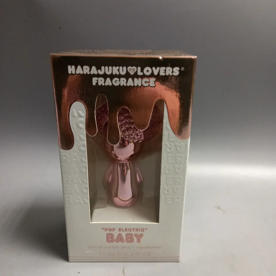 BOXED HARAJUKU LOVERS FRAGRANCE POP ELECTRIC BABY EAU DE PARFUM SPRAY 15ML