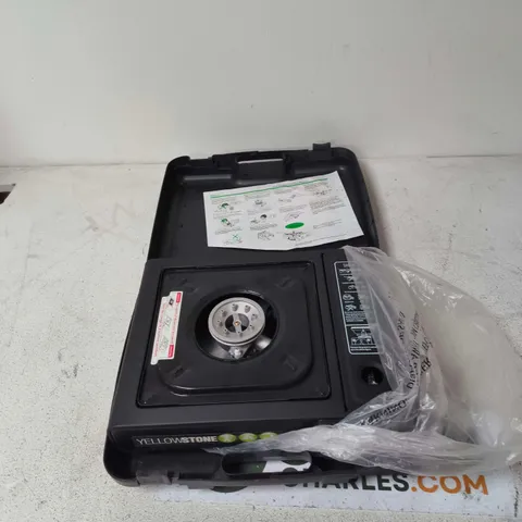 YELLOWSTONE PORTABLE GAS BURNER IN CARRY CASE 