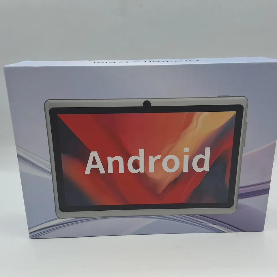 BOXED ANDROID KIDS TABLET WITH BLUE FOLIO CASE