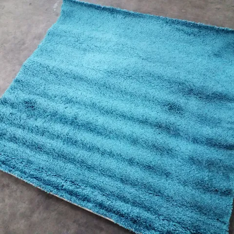 BRAND NEW PACO HOME SKY 250 RUG IN TURQUOISE - 150×150CM