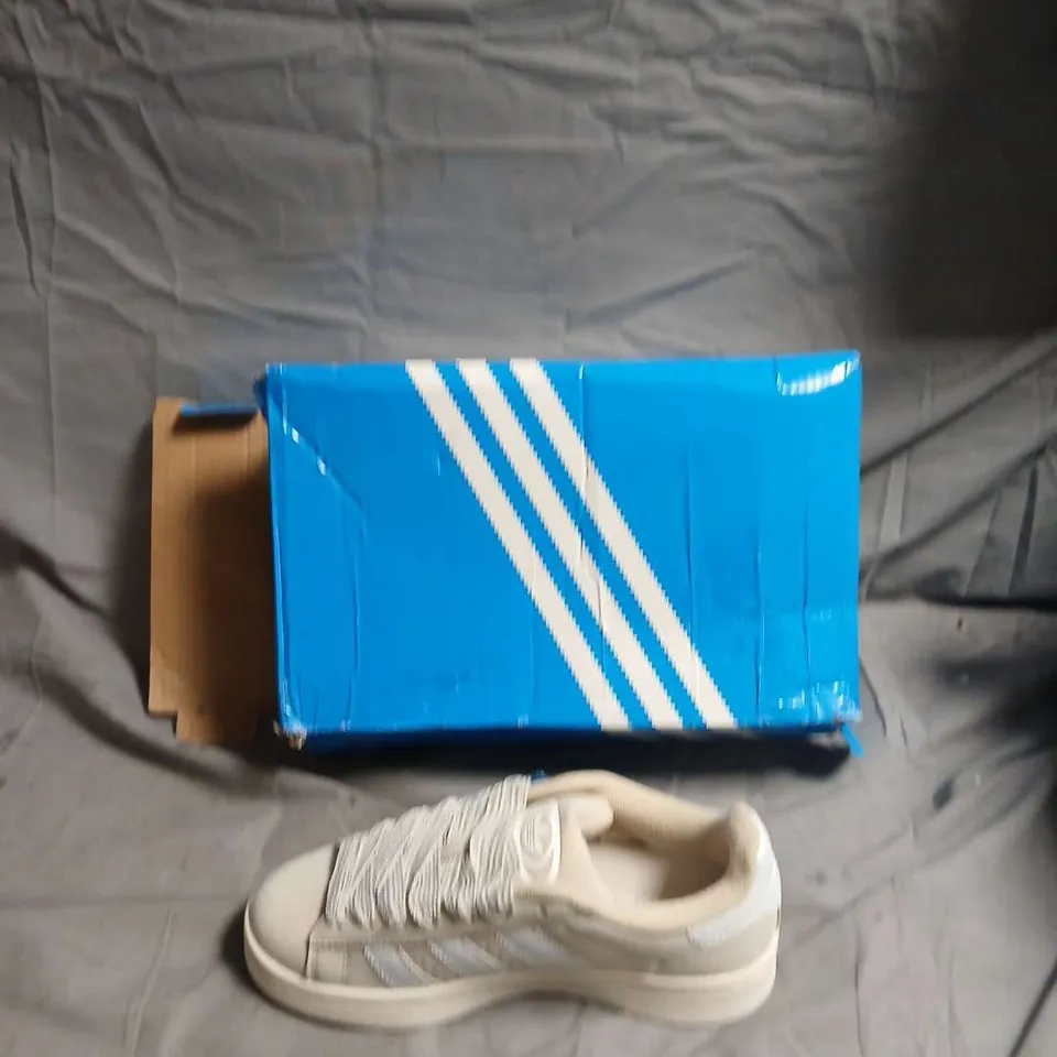 ADIDAS CREAM TRAINERS – WITH BOX - SIZE UK 4.5