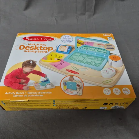 MELISSA AND DOUG - WORK AND PLAY DESKTOP ACTIVITY BOARD