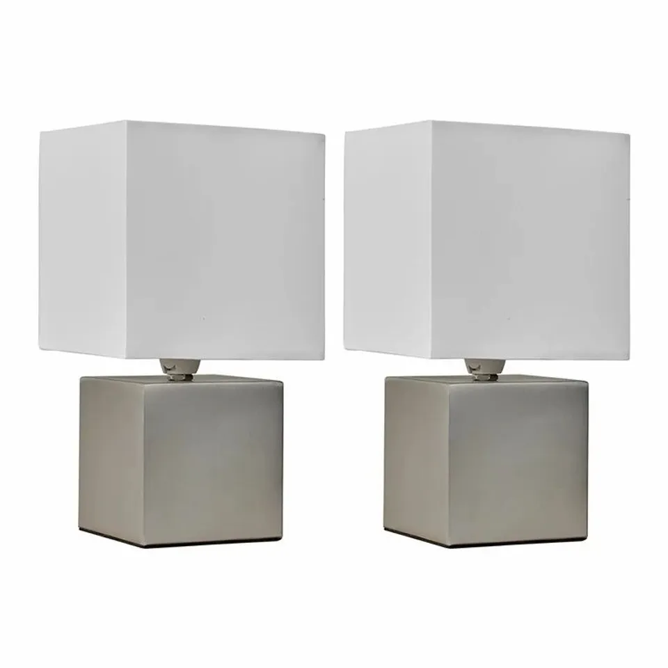 DIYA 23CM TABLE LAMP SET BULB INCLUDED NO