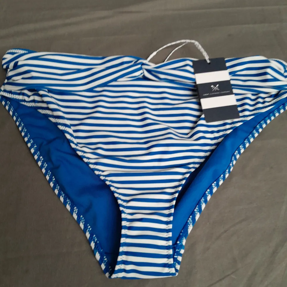 CREW CLOHING BLUE TWIST BIKINI BOTTOM - SIZE 14