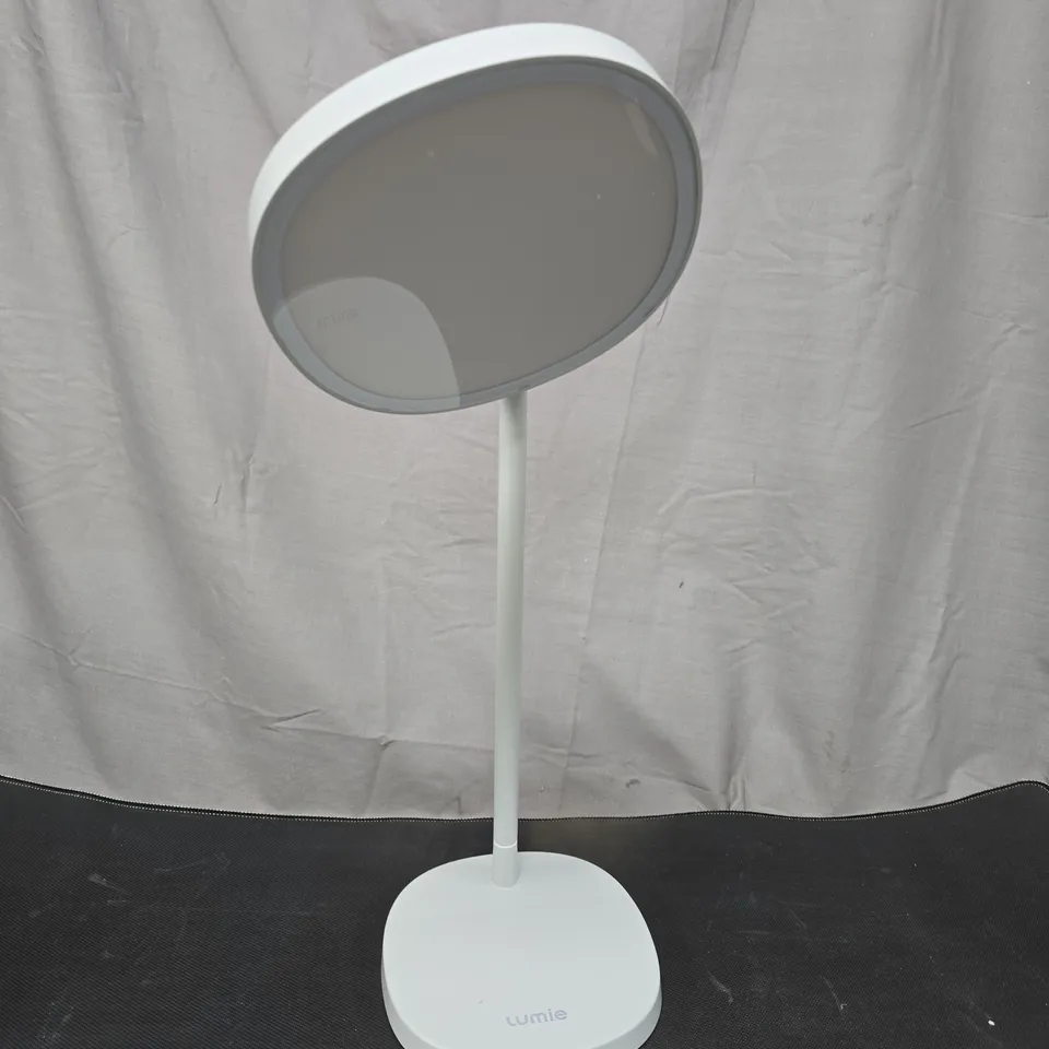 LUMIE LIGHT THERAPY LAMP ON STAND – WHITE