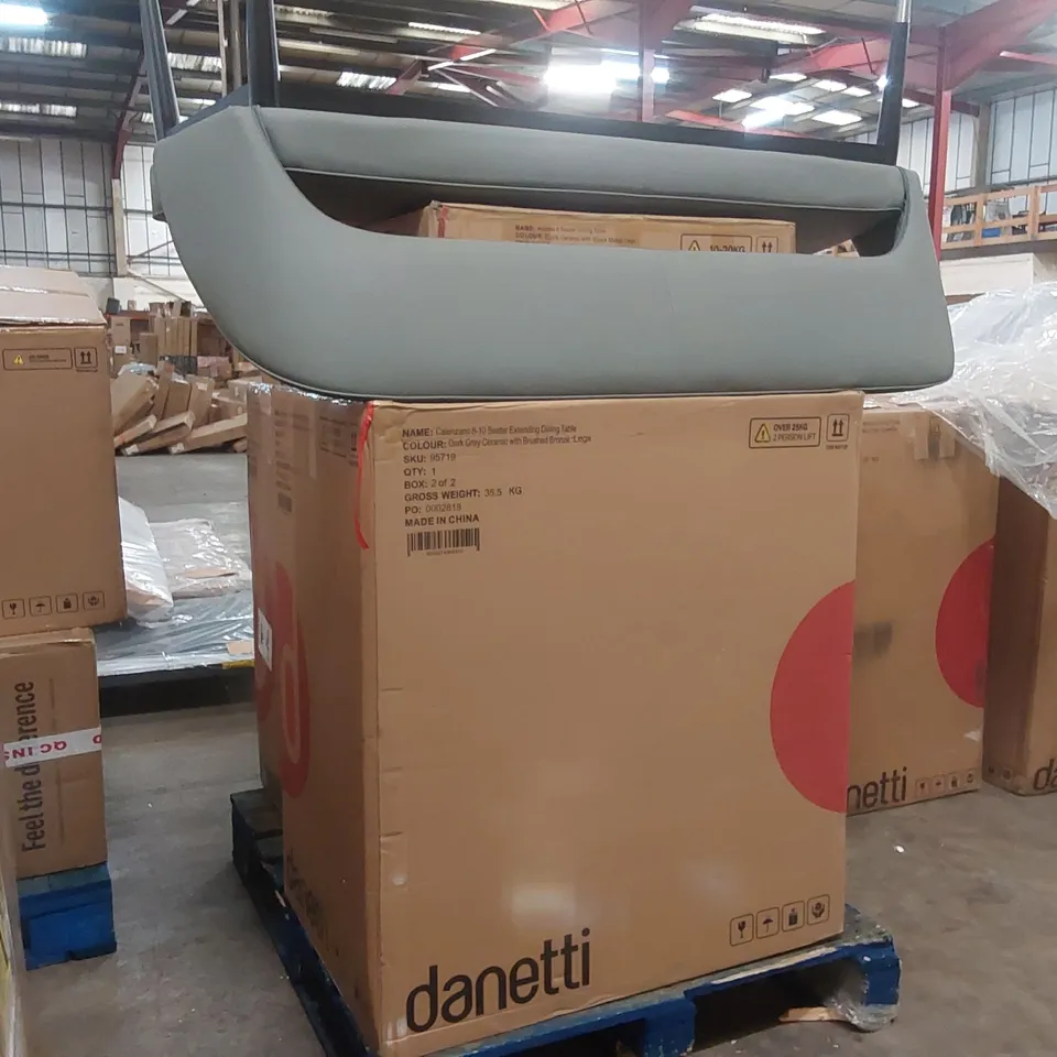 PALLET CONTAINING A LARGE ASSORTMENT OF DESIGNER FURNITURE PARTS