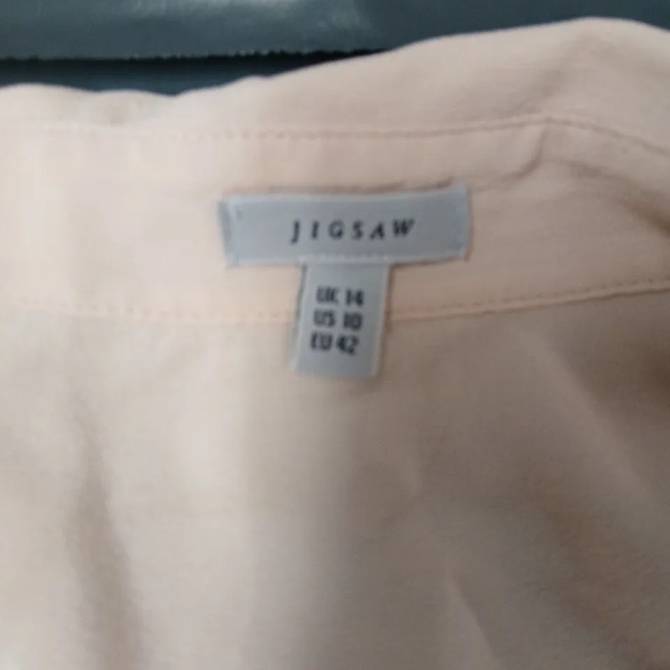 JIGSAW PINK COAT, UK 14 (EUR 40) – WOMEN'S LONG OUTERWEAR
