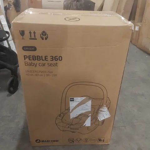 BOXED MAXI-COSI PEBBLE 360 BABY CAR SEAT