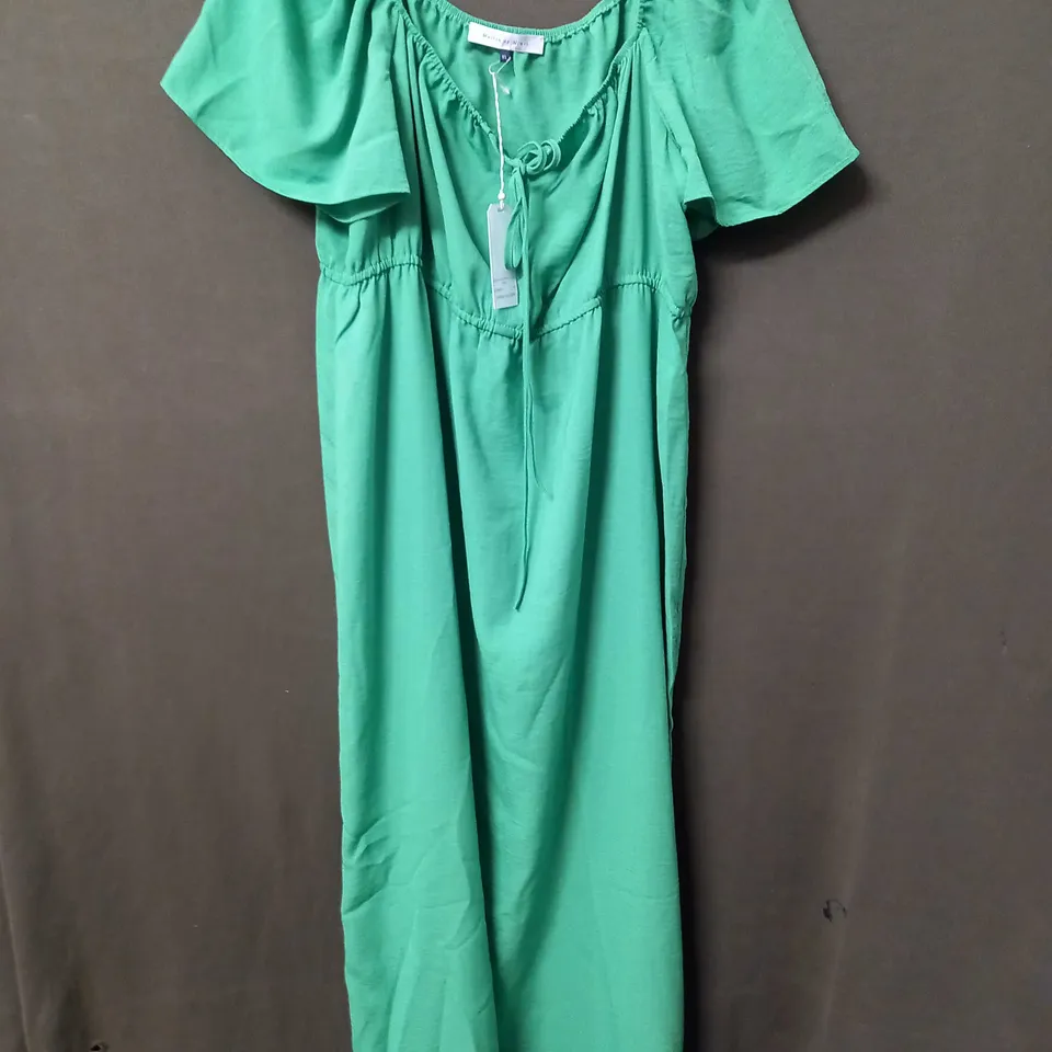 MAISON DE NIMES GYPSY DRESS IN GREEN - XL