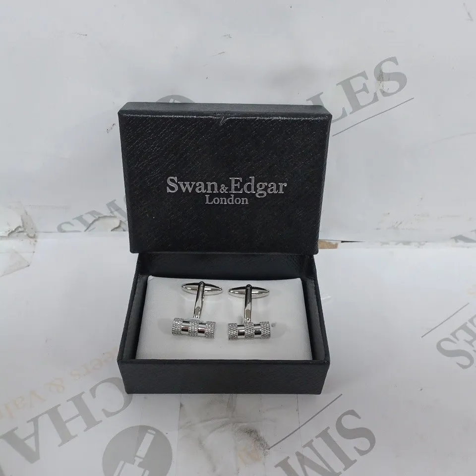 SWAN AND EDGAR LUXURY CUFFLINKS WITH CASE