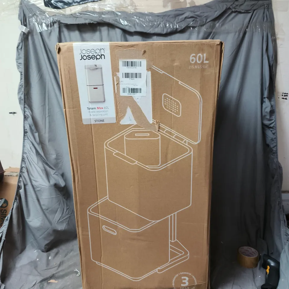 JOSEPH JOSEPH TOTEM MAX 60-LITRE WASTE SEPARATION BIN RRP £226.99