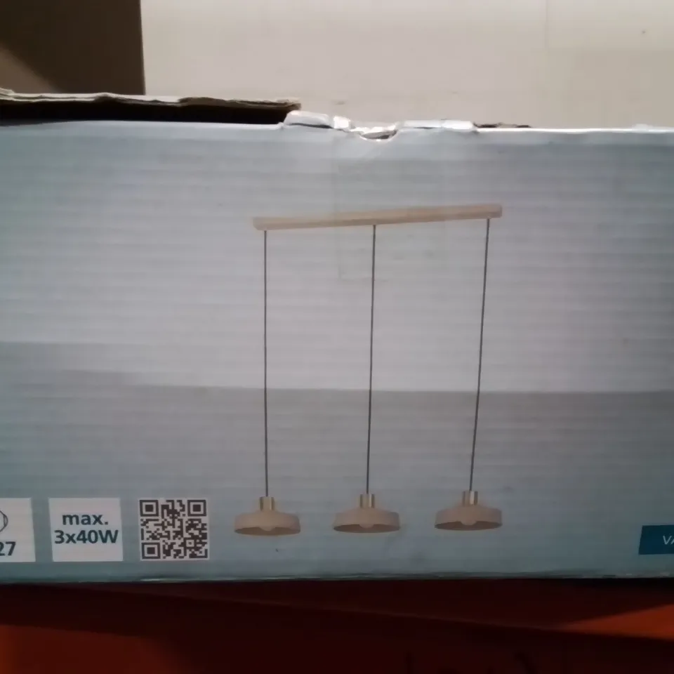 BOXED EGLO VALDIOLA 3 LIGHT DINER CEILING LIGHT