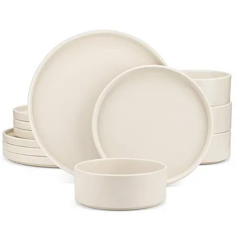 BOXED VANCASSO STONEWARE DINNING SET OF 12