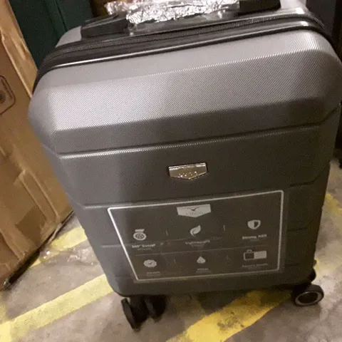 UNBOXED KEPLIN LUGG SMALL SIZE TRAVEL LUGGAGE WITH WHEELS GREY COLOUR