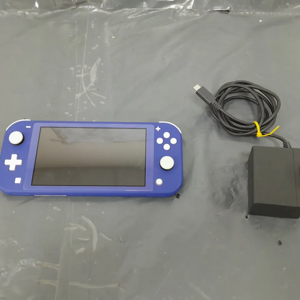 UNBOXED NAVY NINTENDO SWITCH WITH CHARGING WIRE 