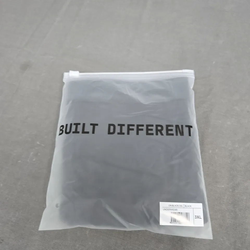 BAGGED BUILT DIFFERENT UNDERWEAR SIZE 3XL