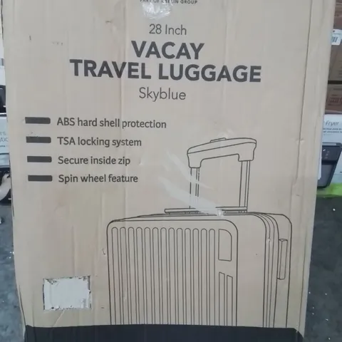BOXED LUGG VACAY TRAVEL LUGGAGE