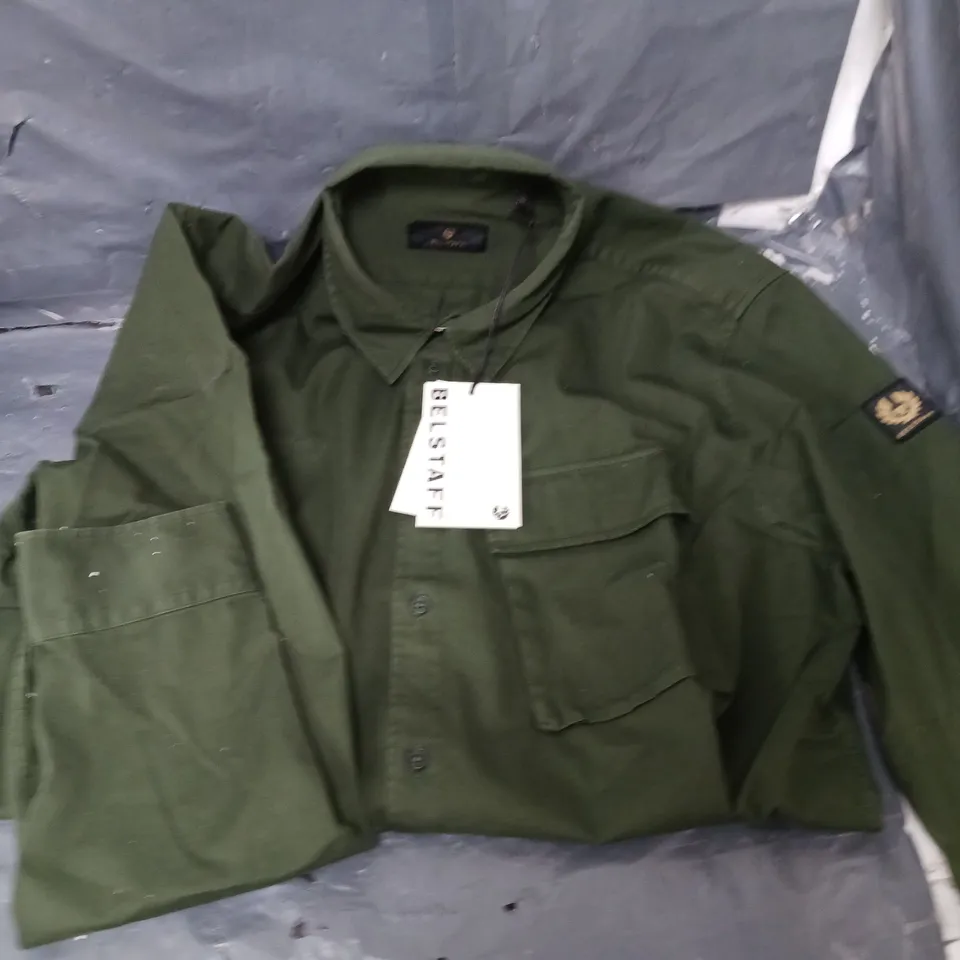 BELSTAFF XL SCALE SHIRT TILE GREEN 