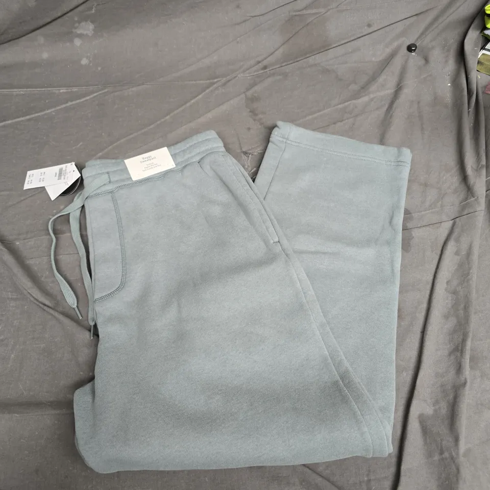 HOLLISTER BAGGY SWEATPANTS - SIZE L, GREY GREEN