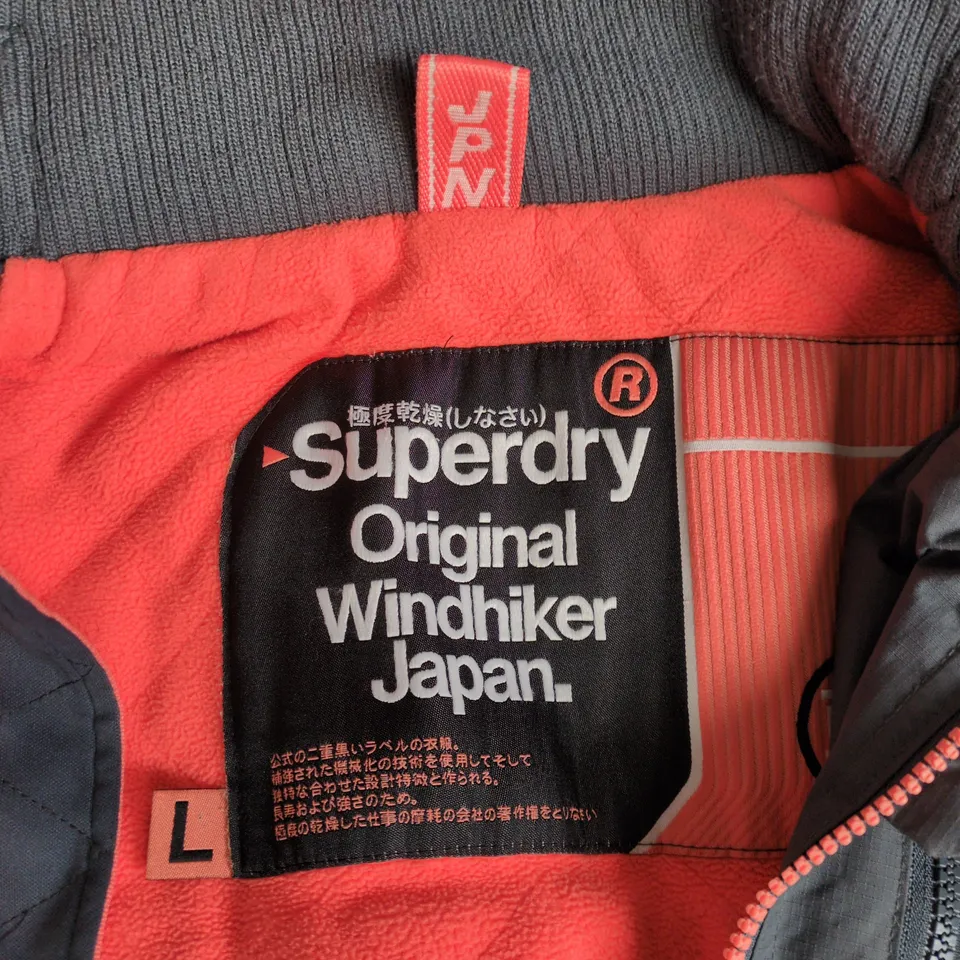 SUPERDRY ORIGINAL WINDHIKER JACKET – KIDS, SIZE L