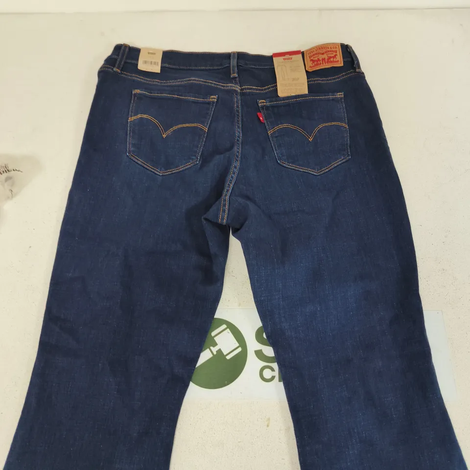 LEVI'S 315 SHAPING BOOTCUT JEANS – DARK DENIM – UK 33 (W33)