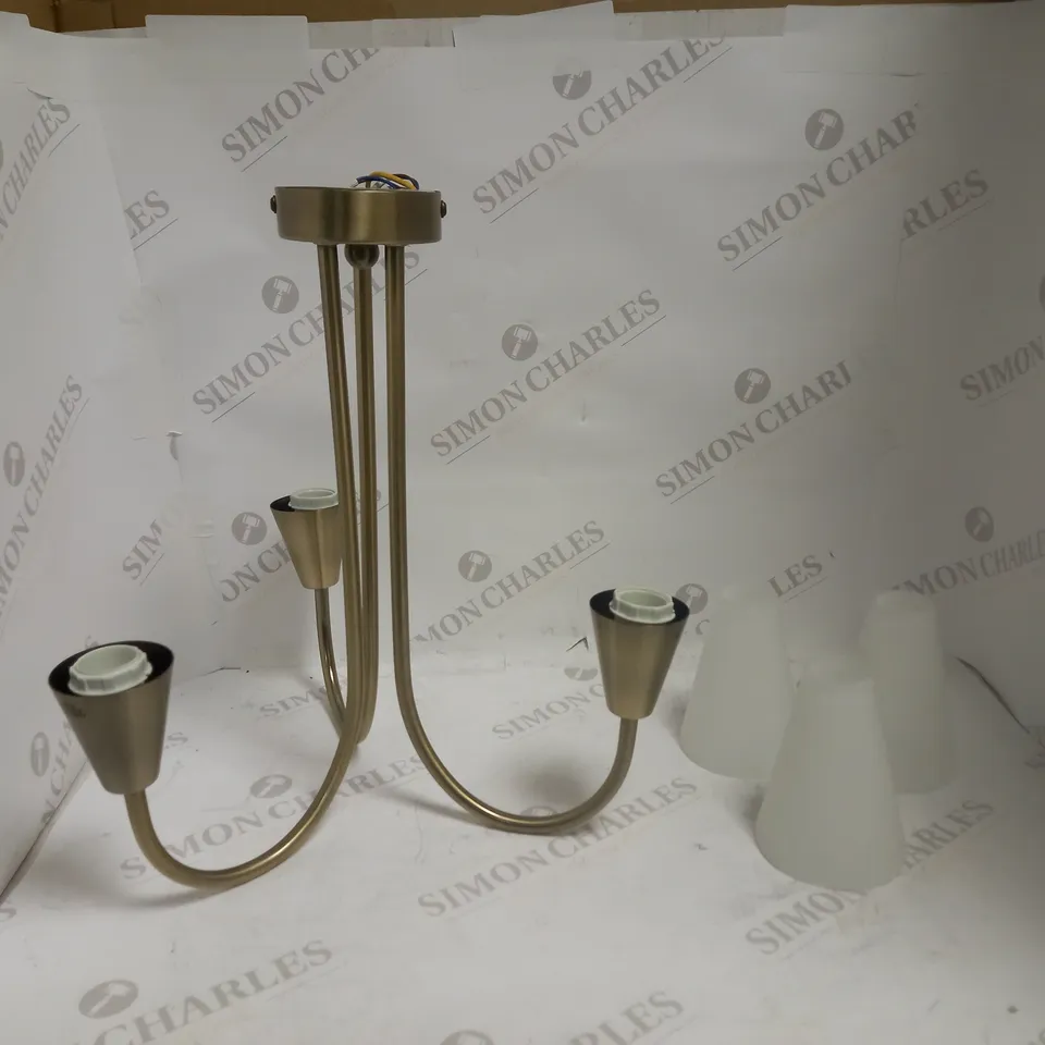 LULU 3 LIGHT SEMI FLUSH CEILING LIGHT