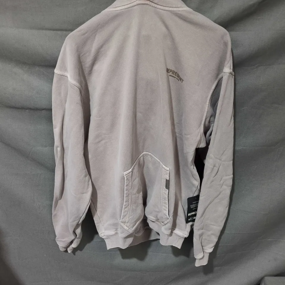 REPRESENT OWNERS' CLUB HOODIE – MUSHROOM – 2X SMALL 