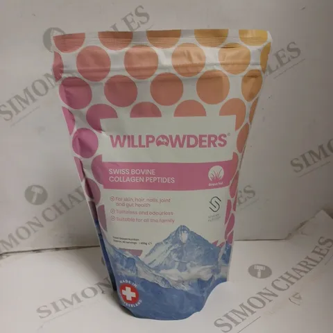SEALED WILLPOWDERS SWISS BOVINE COLLAGEN PEPTIDES - 400G