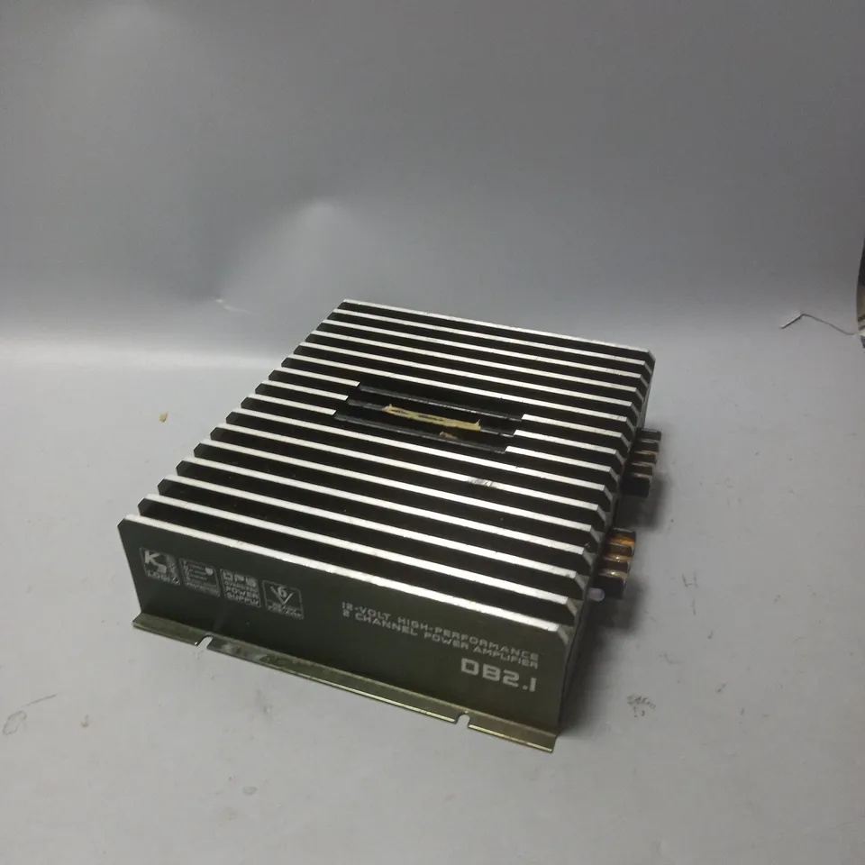 UNBOXED DB2.1 12-VOLT HIGH-PERFORMANCE 2 CHANNEL POWER AMPLIFIER 