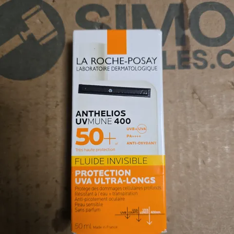 LA ROCHE-POSAY ANTHELIOS UVMUNE 400 INVISIBLE FLUID SPF50+ 50ML – BOXED