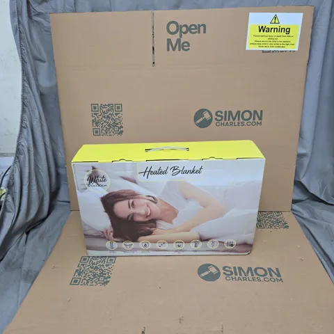 HEATED BLANKET – WHITE, 120 X 190 CM