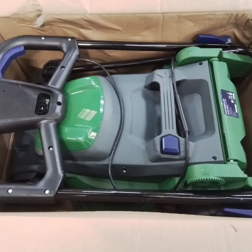 BOXED POWERBASE 37CM 40V CORDLESS LAWN MOWER
