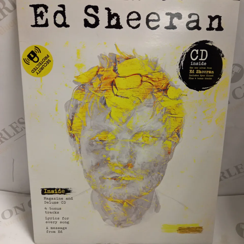 ED SHEERAN MAGAZINE AND DELUXE CD LIMITED EDITION