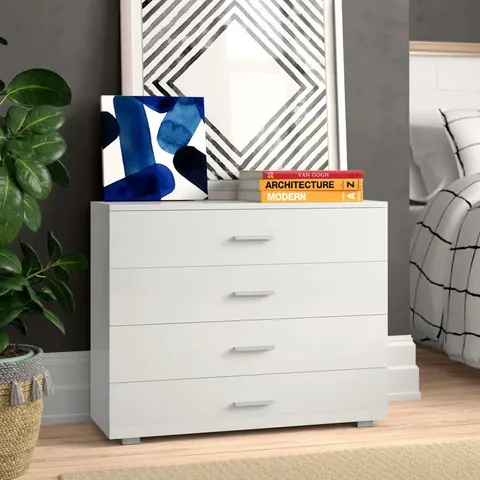 BOXED GARABED 4-DRAWER CHEST OF DRAWERS