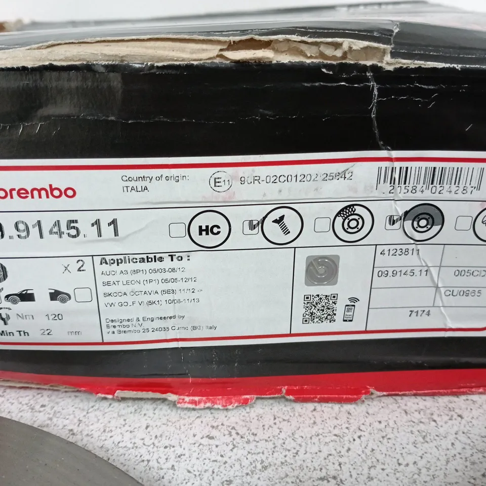 BREMBO PRIM BRAKE DISCS - 09.9145.11