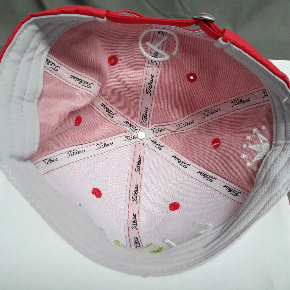 TITLEIST SCOTTY CAMERON RED BASEBALL CAP