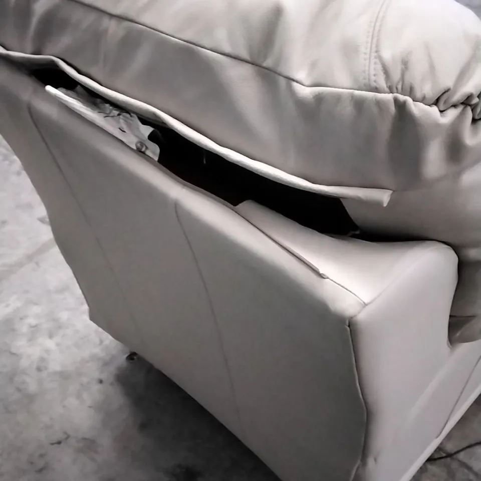 QUALITY BRITISH DESIGNED & MANUFACTURED G PLAN MALVERN POWER RECLINER CHAIR OXFORD PUTTY LEATHER