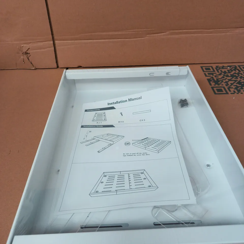 SET OF 2 WHITE DRAWER ORGANISERS, BOXED WITH INSTRUCTIONS 