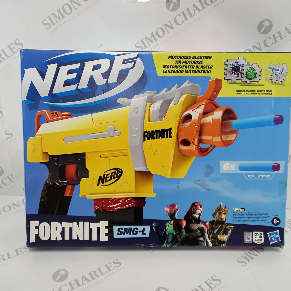 BOXED NERF FORTNITE SMG-L